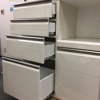 SUNMORE】サンモア キッチンカウンター W90 完成品