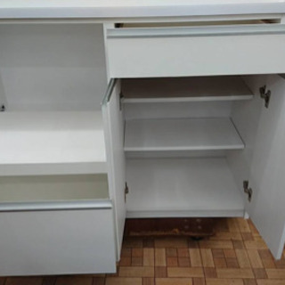 昨年購入☆美品】レンジボード 食器棚 マナベインテリア家具の通販はau 