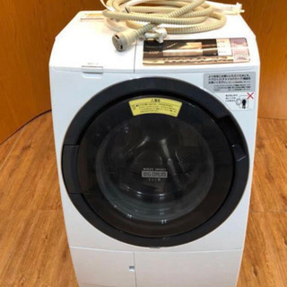 美品2017年製 HITACHI ドラム式 電気洗濯乾燥機 BD-SG100BL 洗濯10kg