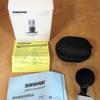 ☆シュアー SHURE MV88A-A デジタル・ステレオ・コンデンサー