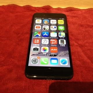 SIMロック解除済  ドコモ  iPhone7 128GB  マットブラック 動作確認済 札幌  SIMフリー