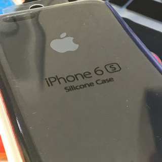 【iphone6s】 シリコンロゴケース BLACK