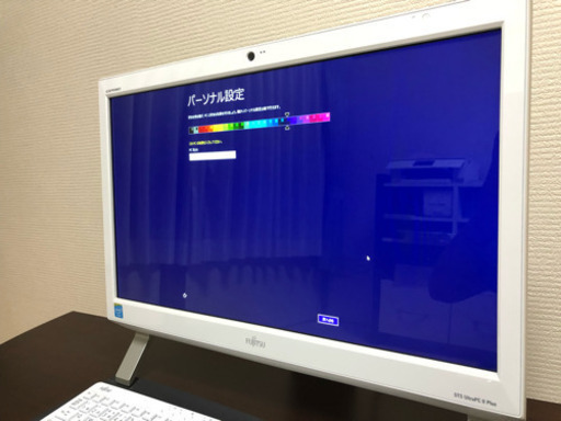富士通 ESPRIMO FMVF52MW2 初期化済み 21.5インチ Windows8.1パソコン