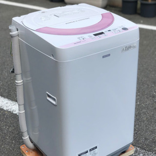🚛配送無料‼️当日配送 🌸美品 🌸シャープ 5.5kg 洗濯機 ...