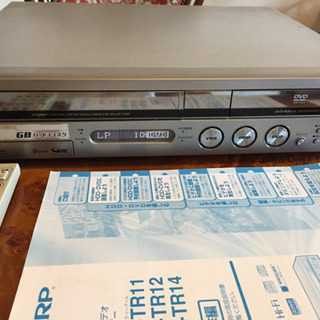 Sharp HDD DVD ビデオ 一体型レコーダー DV TR...