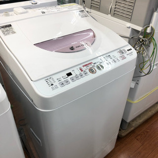 軽トラック90分無料貸出サービス有】SHARP 縦型洗濯乾燥機