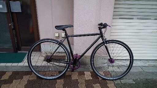 [SE Bikes]700c ピストバイクブラックｘパープル