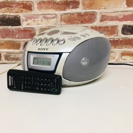 即日受渡可‍♀️SONY ソニー CDラジオ カセットコーダー1500円