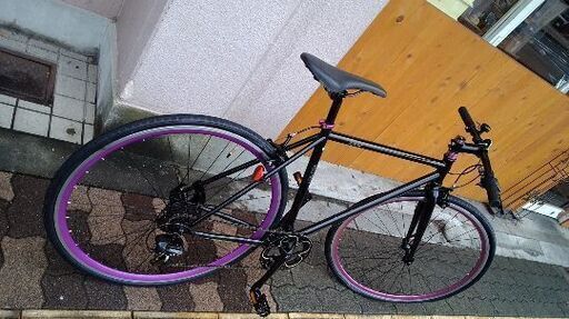 あさひ製レユニオン LILU 700C クロモリ 8速 460mm クロス　黒 あさひ製レユニオン LILU 700C クロモリ 8速 460mm クロス 黒 reunion