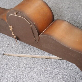 ヘルムレ　ドイツ製　ゼンマイ式置時計　動作品