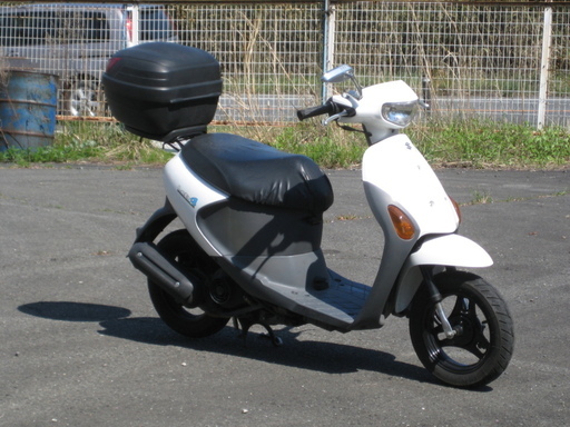 SUZUKI　 スズキ　レッツ4・Ⅳ（白）　納車点検整備済！　自賠責加入後すぐ乗車可