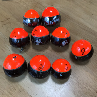 天狗ウキ、まとめて