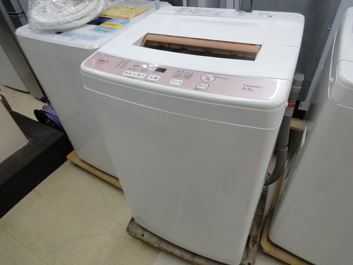 AQUA/アクア 洗濯機 6.0kg 2018年製 ホワイト AQW-KS6G(P)【ユーズドユーズ名古屋天白店】