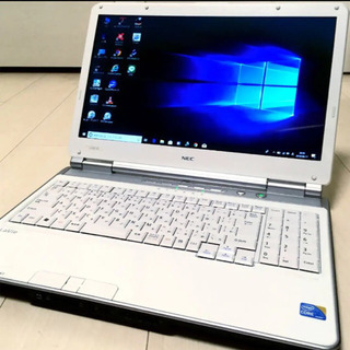 i3搭載】Win10/メモリ4GB/HDD500GB/NEC/LaVie