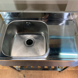業務用 ステンレス 1層シンク流し台 店舗 W750xD450x800mm