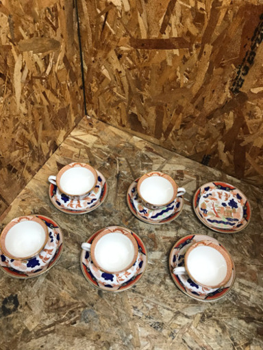 中古 希少 NIKKO ニッコー ダブルフェニックス 錦山水 カップ\u0026ソーサー 5客セット
