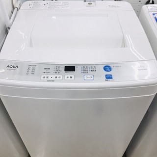 6ヶ月間動作保証対応 2015年製 AQUA 4.5Kg 洗濯機...