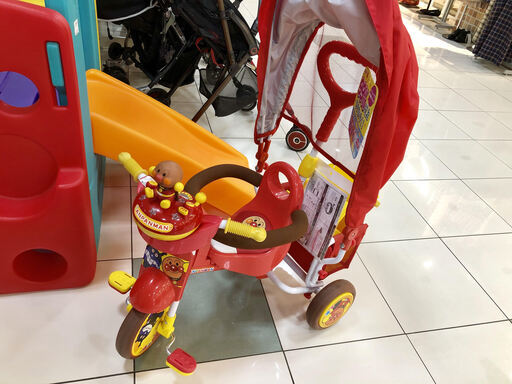 【駅近】人気のアンパンマン三輪車入荷いたしました【トレジャーファクトリー南柏店