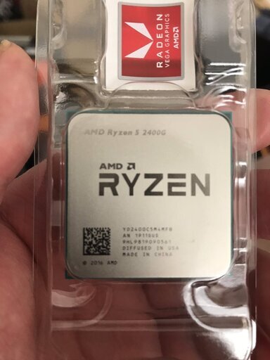 Ryzen 5 2400G + PRIME B450M-A 　CPU+マザボ セット