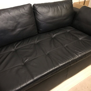 コーナーソファー ブラック