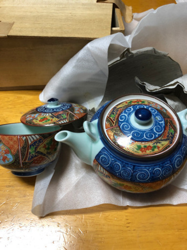 新品未使用★有田焼 急須 湯呑みセット