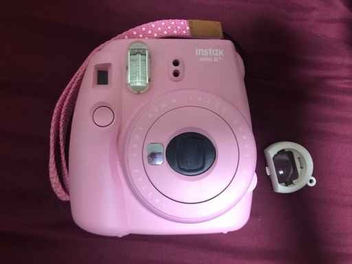 ピンク Instax mini 8+ (チェキ)