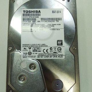 3.5インチ　ＨＤＤ　2ＴＢ　東芝　