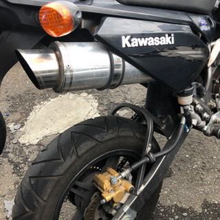 Kawasaki  KSR110プロ  セル始動  社外マフラー  福岡市南区