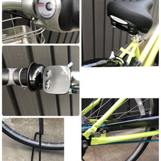 売切◼️新車☆ブリヂストン電動アシスト自転車　アルベルトe　27インチベルトドライブ 両輪駆動　3年間盗難補償付 ネオンライム