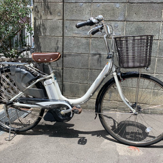 電動自転車 ヤマハ パスナチュラ 白