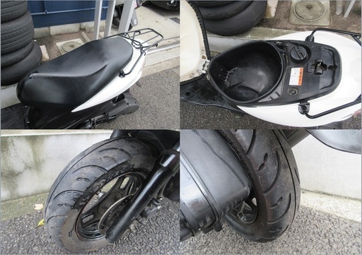 埼玉川口発！スズキ アドレスV125S ホワイト 即引渡し可能！ 埼玉