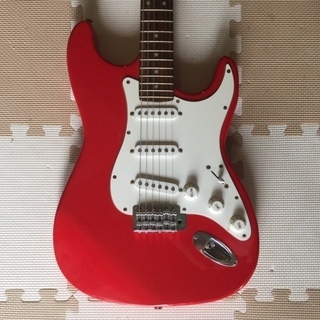 美品】真っ赤なエレキ・ギター（Epiphone・エピフォン製純正ギグバッグ付）