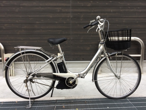 地域限定　ヤマハ　パス　リチウム　26インチ　8,1AH　シルバー　アシスタ　ビビ　神戸市　電動自転車