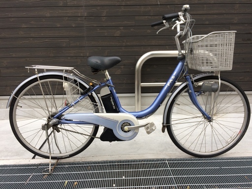 地域限定　ヤマハ　パス　リチウム　26インチ　青紫　アシスタ　ビビ　神戸市　電動自転車
