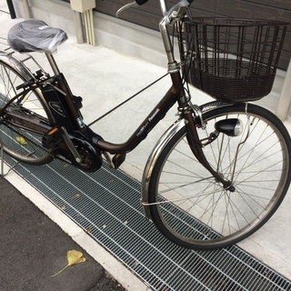 地域限定 パナソニック ビビ スペシャル5 新基準 子供乗せ 8AH 茶色 
