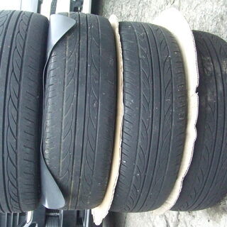 軽、社外アルミ、１７インチ　165/40R17　４本セット　メッシュ