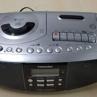 ◆ 中古・現状品【東芝 TY-CDK3 ラジオ/CD/カセットデ...