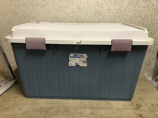プラスチック製 大型 収納ボックス 1l 道具箱 プラケース 幅80cm 奥行49cm 高さ45cm とも 鴻池新田の収納 家具 その他 の中古あげます 譲ります ジモティーで不用品の処分