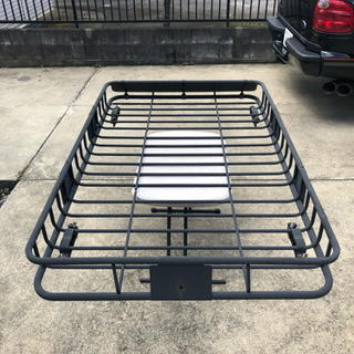 ロングルーフラック□INNOルーフキャリア付き□中古□引取限定