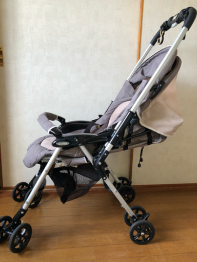 美品✨ combi スゴカル minimo plus ベビーカー AN グレー スゴカル ベビーカー a型 バギー 軽量 コンパクト 折りたたみ おしゃれ
