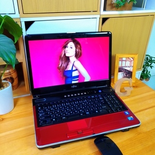 ブルーレイ対応♪ 可愛いルビーレッド光沢! 大容量320G☆ メモリ4G 最新windows10 64Bit ブルーレイ対応♪ 可愛いルビーレッド光沢! 大容量320G☆ メモリ4G 最新windows10 64Bit