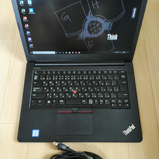 美品ThinkPadE470 第6世代i3/14フルHD/8G/...