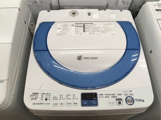 シャープ 7.0kg洗濯機 ES-GE70N-A 2014年製