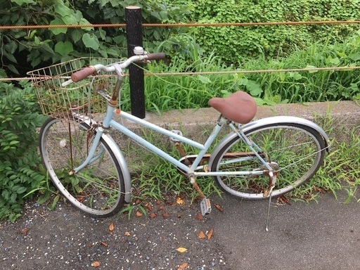 chariyoshy 出品】26インチ自転車 薄い水色 (chariyoshy) 新松戸の 