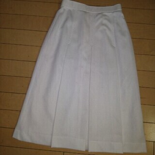 ワンボックスニットスカート★白W60