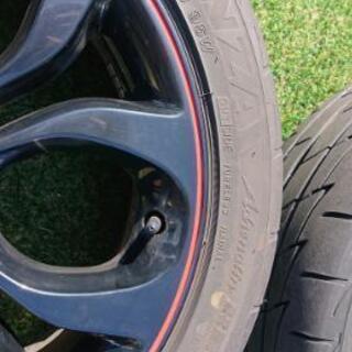 中古 バリ溝 225/45/18 ポテンザ003、 スバル レボーグ、オプション