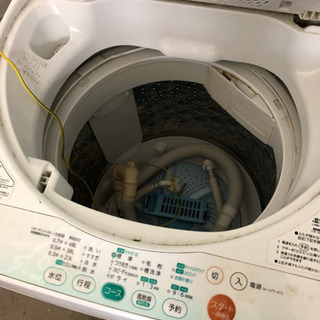 ジャンク品 洗濯機 電源はつきますが動きません。