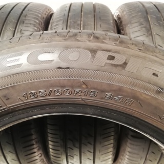 185/60R15 ノーマルタイヤ 4本代金＋工賃＋廃タイヤ処分 込々 18000円 