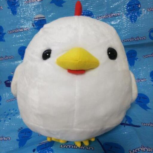 値下げ めでたいことり隊 ニワトリ 特大ぬいぐるみ40cm むーさん 愛環梅坪のおもちゃの中古あげます 譲ります ジモティーで不用品の処分