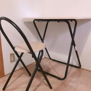 折りたたみテーブル、椅子セット